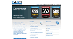 Desktop Screenshot of entrepreneurreprints.com